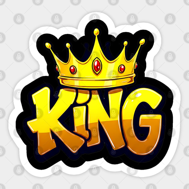 King Hip-Hop Style Graffiti Sticker by UrbanLifeApparel